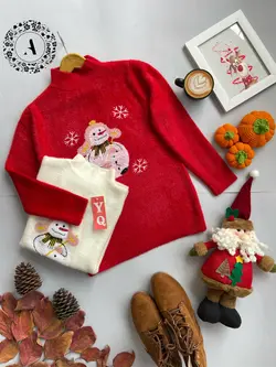 بافت کریسمسی آدم برفی دلبر کد 122