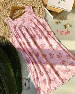 پیراهن نخی حلقه ای دلبر کد 181