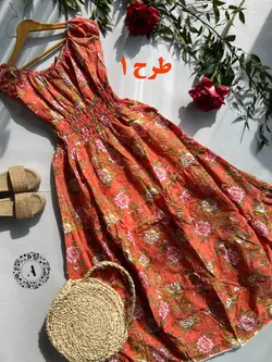 پیراهن ساحلی حلقه ای کد 185