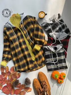 سویشرت کلاهدار جلودکمه کد 121