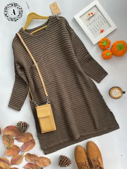 مانتو بافت پیراهنی کد 110