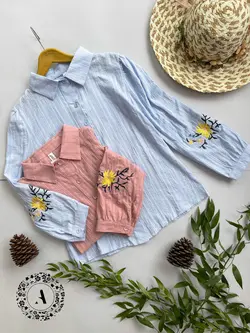 شومیز نخی گلدوزی کد 143