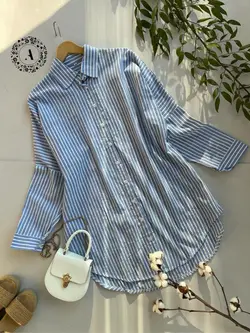 مانتو نخی راه راه کد 177