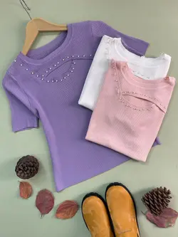 بلوز بافت یقه دلبر کد 956