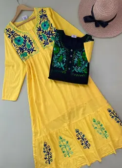 پیراهن هندی گلدوزی کد 1009