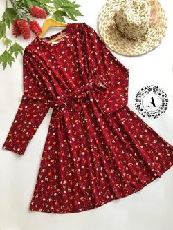 پیراهن ترک کمر بندی کد 290