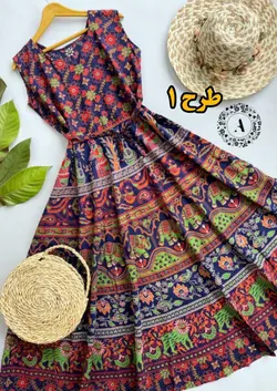 پیراهن نخی هندی وارداتی کد 303