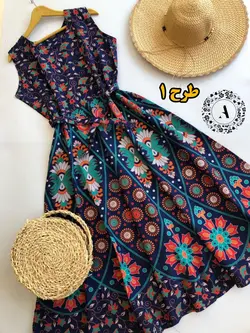 پیراهن نخی هندی کد 344