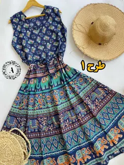 پیراهن نخی هندی کد 351