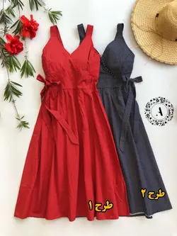 پیراهن کوتاه خال خالی کد 364