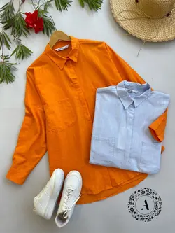 شومیز مانتویی POPLIN ترک کد 385