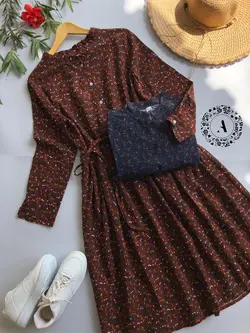 پیراهن آستین بلند وارداتی کد 424