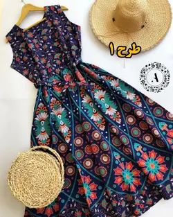 پیراهن نخی هندی کد 423