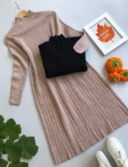 پیراهن بافت بلند وارداتی کد 429