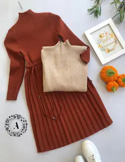 پیراهن بافت بندی وارداتی کد 431