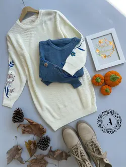 تونیک بافت گلدوزی وارداتی کد 433