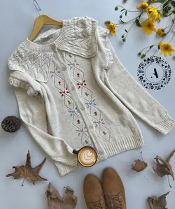 ژاکت گلدوزی ترک کد 454