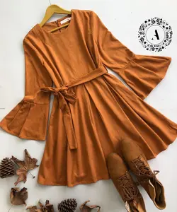 پیراهن آستین کلوش سوییت وارداتی کد 483