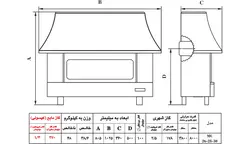 نيک کالا شومينه MC 30 نفيس