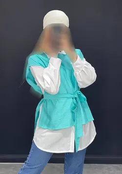 ست شومیز+وست بابوس 17011