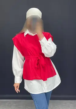 ست شومیز+وست بابوس 17011