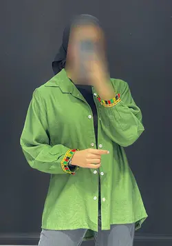 شومیز آستین هندی  کد 311011