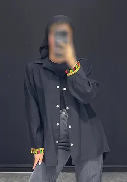 شومیز آستین هندی  کد 311011