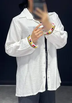 شومیز آستین هندی  کد 311011