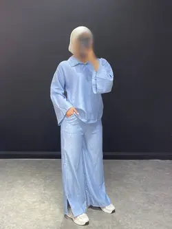 ست بلوز شلوار بگ کراش کد ۳۳۰۱۷