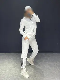ست سوییشرت شلوار بغل ۳ خط کد 577000