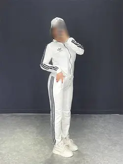 سوییشرت+شلوار دورنگ آدیداس  کد 577000