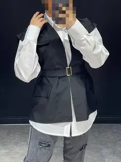 ست دو تیکه وست و شومیز کد ۶۲۲۰۰۱