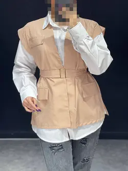 ست دو تیکه وست و شومیز کد ۶۲۲۰۰۱