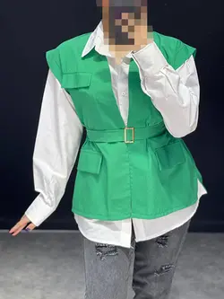 ست دو تیکه وست و شومیز کد ۶۲۲۰۰۱