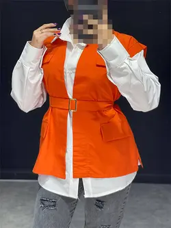 ست دو تیکه وست و شومیز کد ۶۲۲۰۰۱