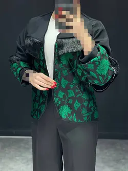 ست کت و شلوار گلیمی ریشدارST کد۶۴۴۰۰۴