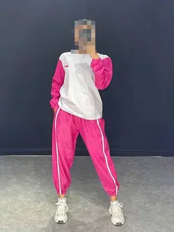 ست بلوز+شلوار ترکیبی لمه نایک کد ۱۸۸۰۷۷