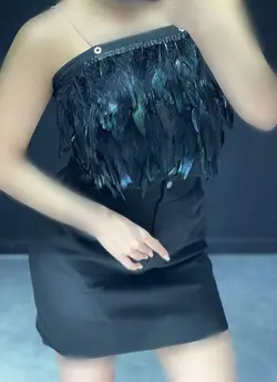 ست دو تیکه کت و دامن مجلسی پرMZ کد ۵۹۹۰۱۱