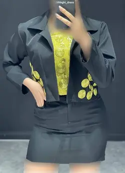 ست سه تیکه مجلسی کت و دامنMZ کد ۵۹۹۰۰۹