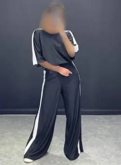 ست دورنگ بغل سفید TB کد 33010