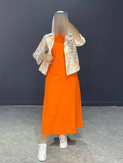 ست سارافون+کت کراپ کوک‌ دوزیBJ کد ۱۰۱۰۳۶