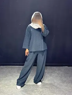 ست جلو بسته ابروبادی ژاکاردTB کد ۳۱۱۰۷۷