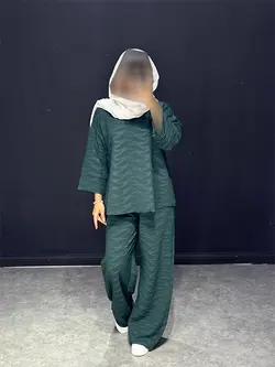 ست جلو بسته ابروبادی ژاکاردTB کد ۳۱۱۰۷۷