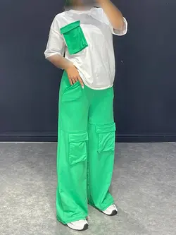 ست تی شرت+شلوار کارگو TR کد ۳۳۰۰۹