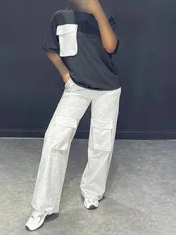 ست تی شرت+شلوار کارگو TR کد ۳۳۰۰۹