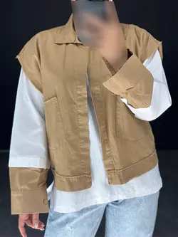 وست+شومیز ریش دارBJ کد ۱۰۱۰۳۵