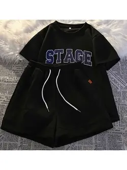 ست تی شرت+شلوارکstage کد ۱۸۸۰۶۵