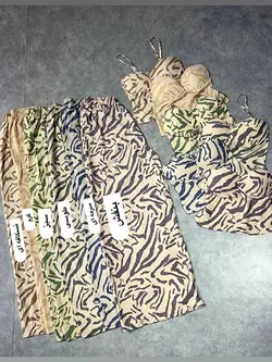 ست کراپ کاپدار+شلوار کد ۵۷۷۰۰۶