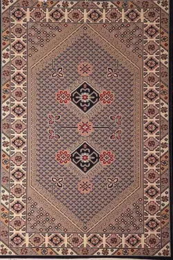 گلیم کد J03 زمینه رنگ موشی