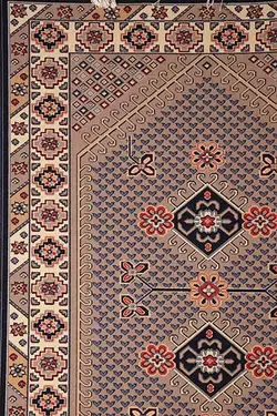 گلیم کد J03 زمینه رنگ موشی